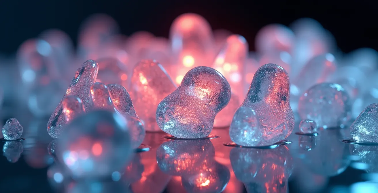 Abstrakte Darstellung der Insulinsensitivität durch biologische Prozesse